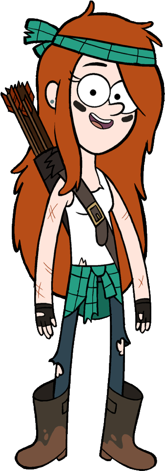 Wendy Gravity Falls Png - Amigas De Mabel Gravity Falls (406x968), Png Download