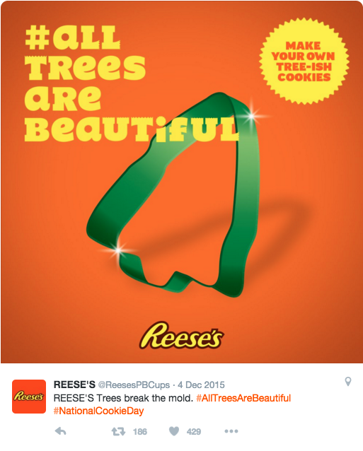 Reese's Tree Cookie Cutter (591x685), Png Download