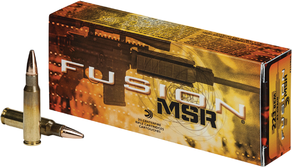 Federal Cartridge - Federal Fusion, 223rem, 62 Grain, Soft Point F223msr1 (1000x1194), Png Download