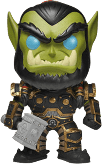 World Of Warcraft Thrall Pop Figure - Funko Pop Games Wow Thrall Figure (555x555), Png Download