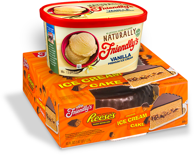 Friendlys Ice Cream, Premium, Vanilla - 1.5 Qt (697x690), Png Download