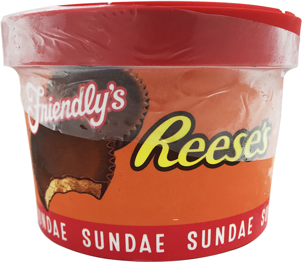 Friendly's Sundae, Reese's - Friendlys Sundae, Reese's - 6 Fl Oz (650x568), Png Download