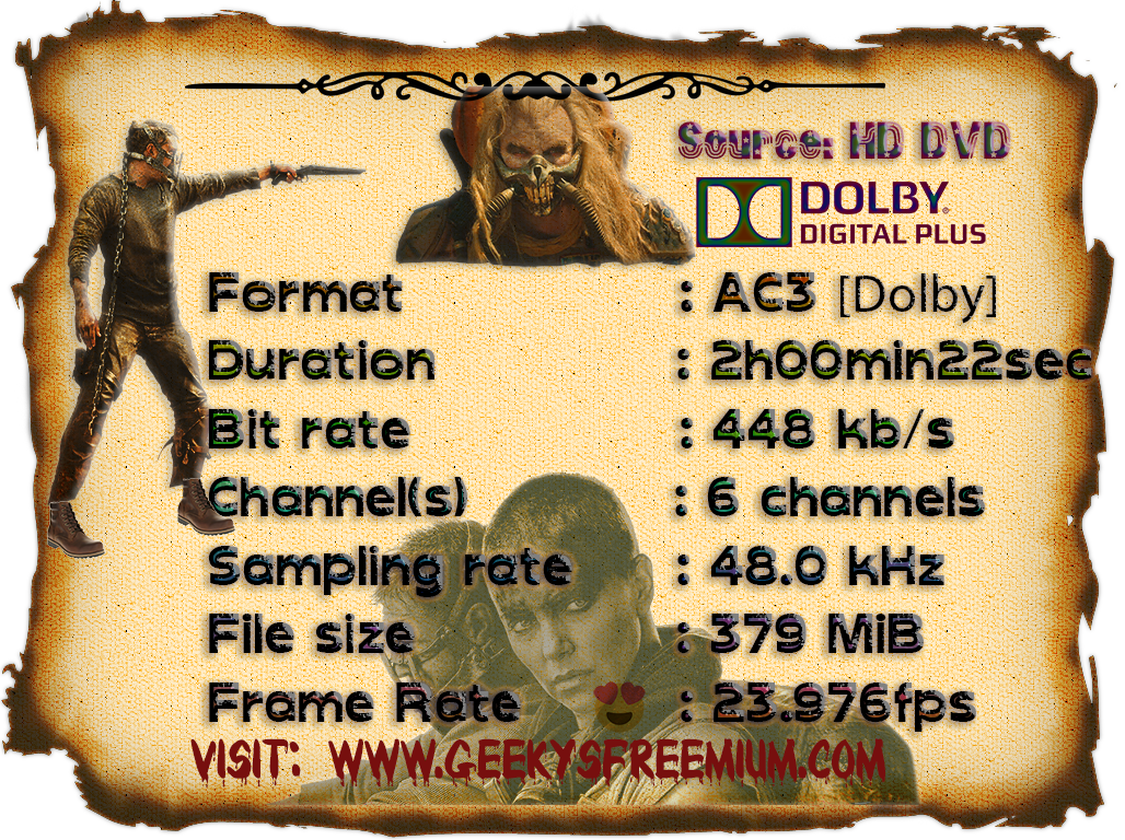 First On Net By Geekysfreemium - Dolby Digital (1028x768), Png Download
