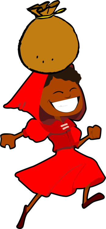 Little Red Riding Hood Computer Icons Drawing Cartoon - Cafepress Tacky Love Wall Calendar (348x750), Png Download