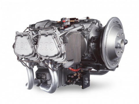 View Engine - Lycoming Aircraft Engines (480x360), Png Download