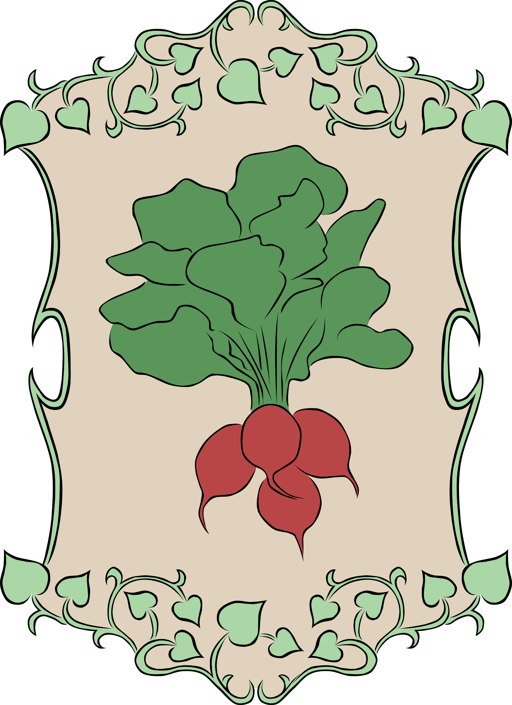 This Free Icons Png Design Of Garden Sign Radish (1741x2400), Png Download