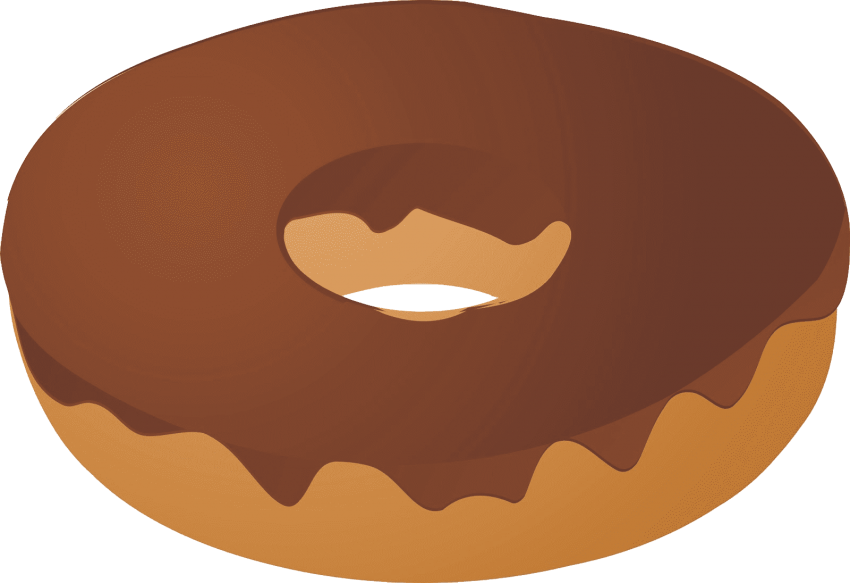 Donut Png - Donut Vector (850x583), Png Download