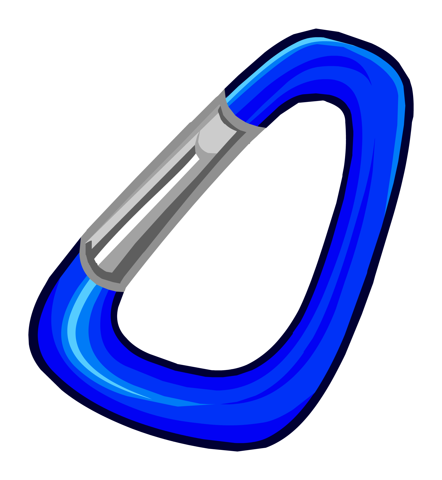 Carabiner Pin - Png - Graphics (1869x2029), Png Download