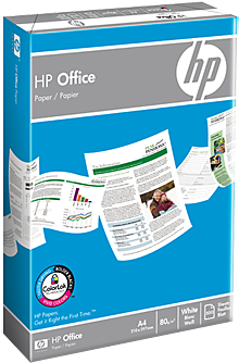 Hp Office Paper 5 Reams/4 Hole Punched/a4/210 X - Hp Office Paper Plain Paper - 500 Sheet(s) (474x356), Png Download
