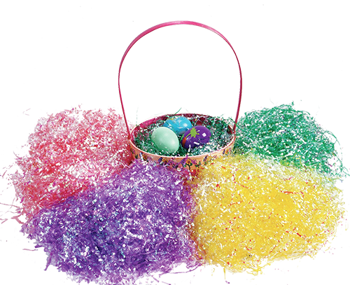 The Dangers Of Easter Grass - Easter Unlimited Iridescent Easter Grass - 1.5 Oz. (500x407), Png Download