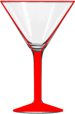 Copa Modelizada - Copa En Forma De Cono (350x500), Png Download