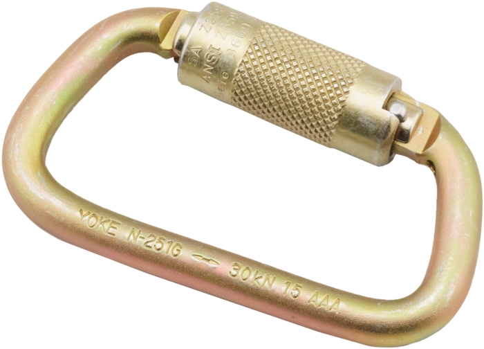 5/8" Self-locking Carabiner - Personal Protective Equipment (700x504), Png Download