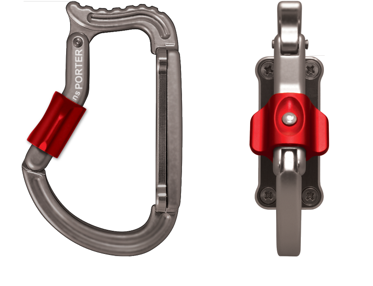 Carabiner, Aluminum, Rock Exotica Transporter - Rock Exotica Transporter Online (800x597), Png Download