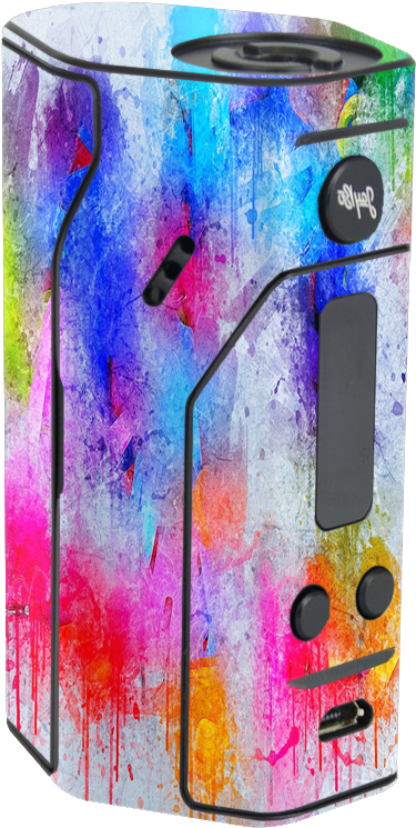 Paint Splatter Wismec Reuleaux Dna 200 - Computer Case (1000x1000), Png Download