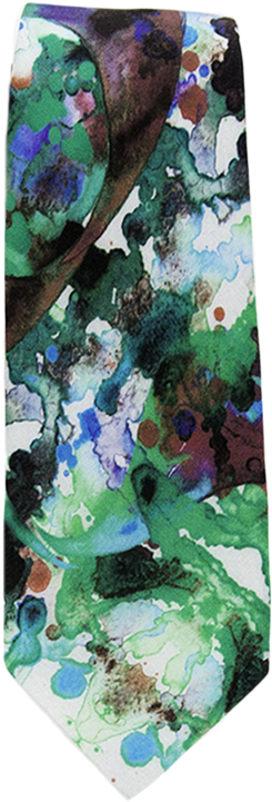 Paint Splatter Necktie - Necktie (800x800), Png Download