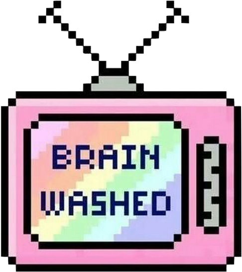 Boredom Has Overcome Me - Tv Pixel (493x591), Png Download