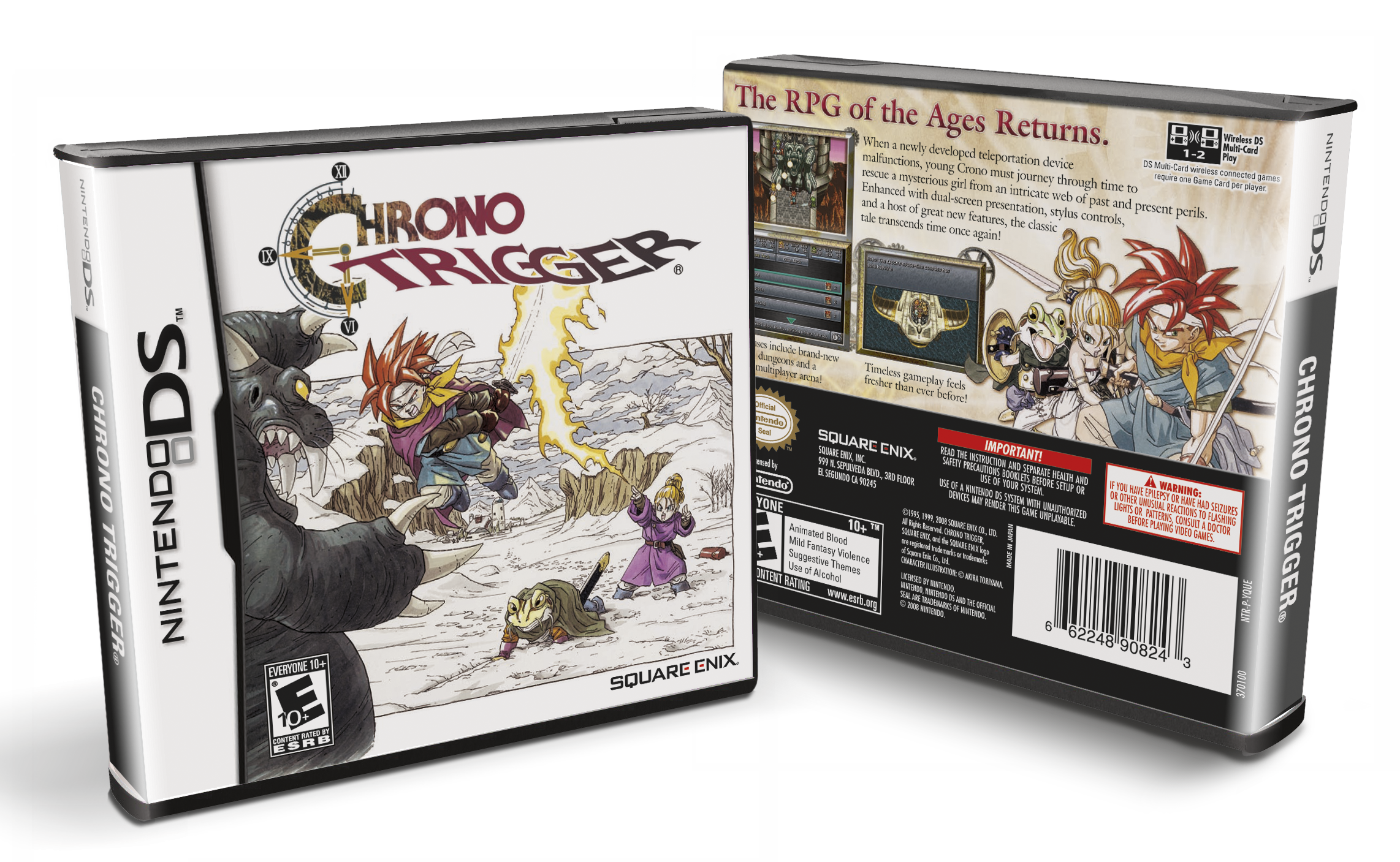 Chrono Trigger - Chrono Trigger (u.s. Import) Ds (2284x1407), Png Download