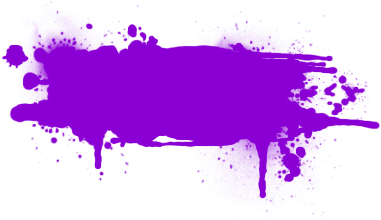 Border Style - Purple Spray Paint Png (450x253), Png Download