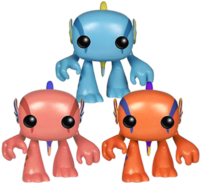 Murloc - Funko Murloc 3-pack (pink, Blue & Orange) Pop! (400x400), Png Download