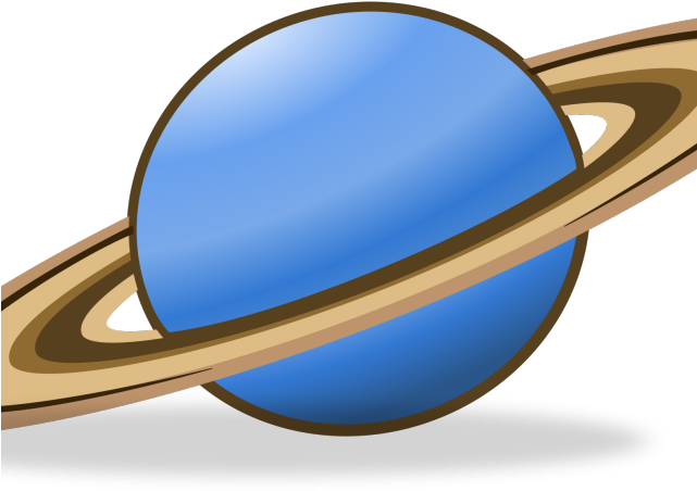 Original - Dessin De Planete Saturne (640x480), Png Download
