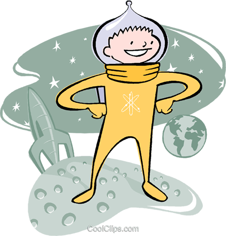 Astronaut Clipart Cool - Astronaut Cartoon (459x480), Png Download