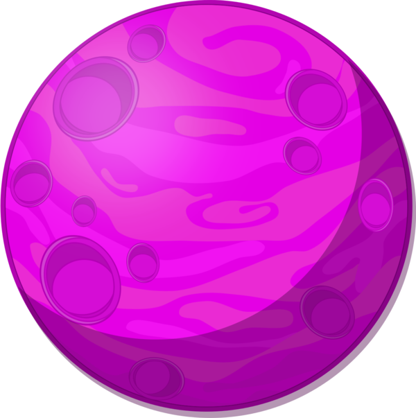 Png Image - Pink Planet Clipart (600x603), Png Download