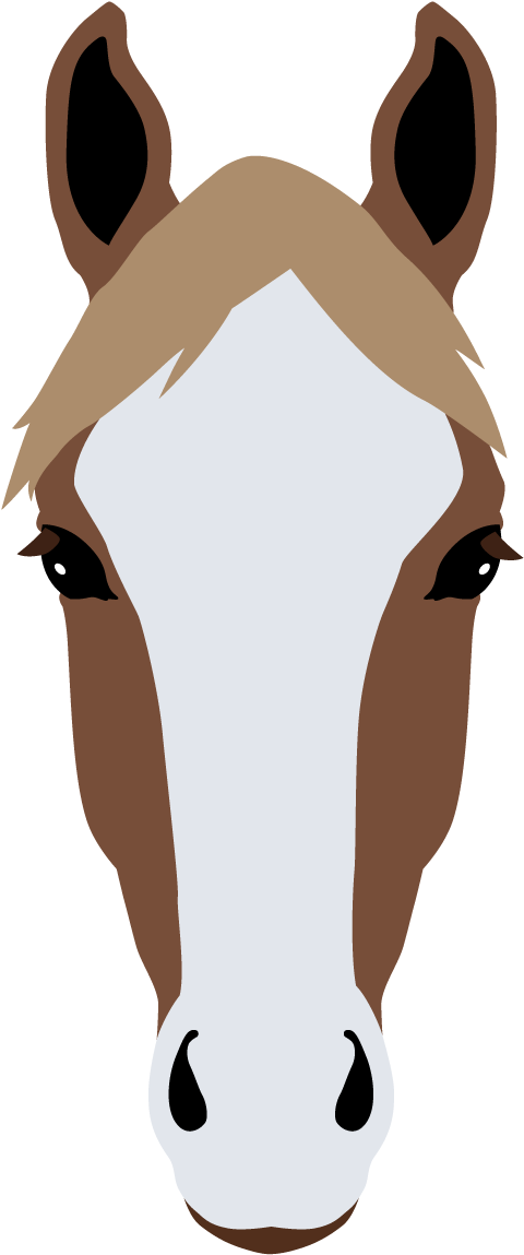 Face & Leg Markings - Brown Bald Face Paint Horse Brown Eyes (1800x1400), Png Download