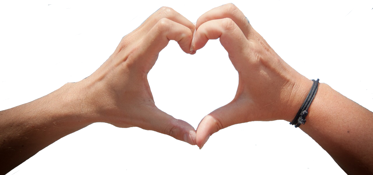 Freetoedit Ftestickers Hands Heart Love - Mutual Love (1280x600), Png Download