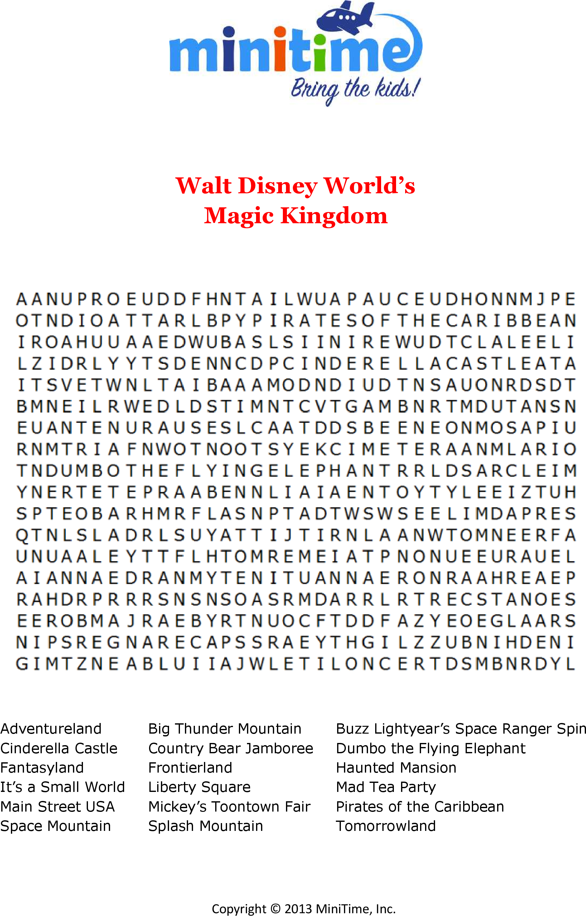 Print And Go - Walt Disney World (2479x3508), Png Download