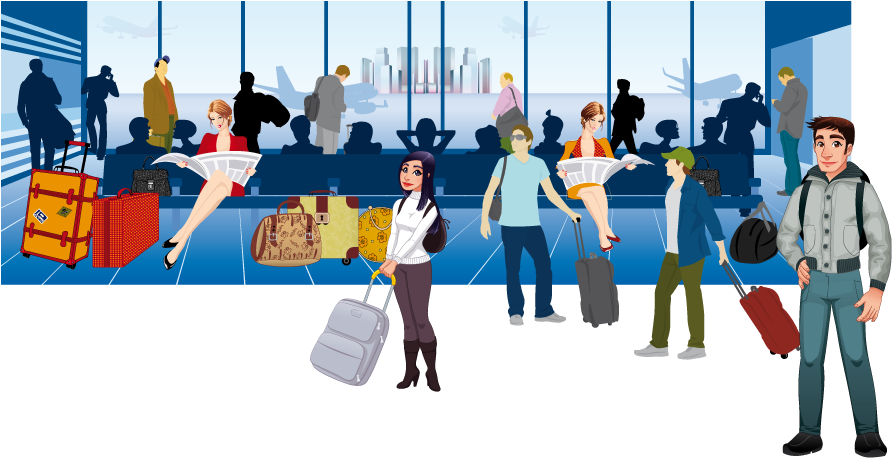 Reconsil Travelling Cartoon - Illustration (900x460), Png Download