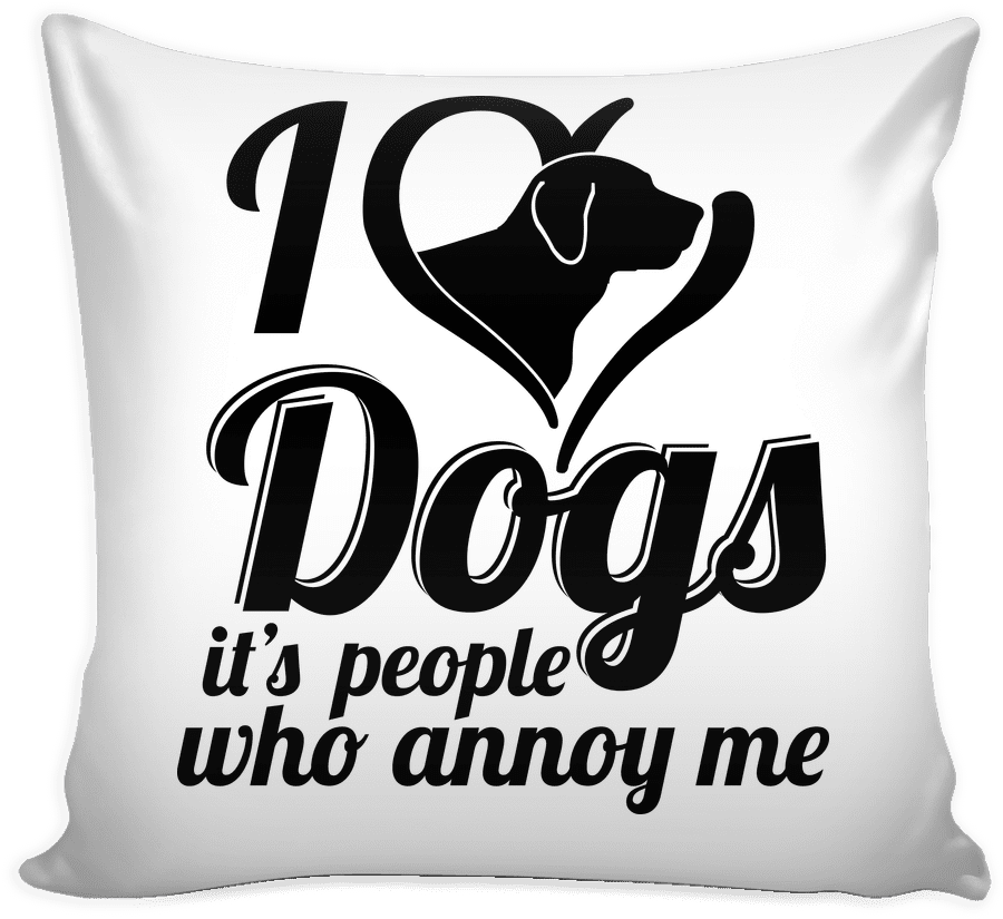 Load Image Into Gallery Viewer, I Love Dogs Pillow - Don T Have A Bedtime I Have (1024x1024), Png Download
