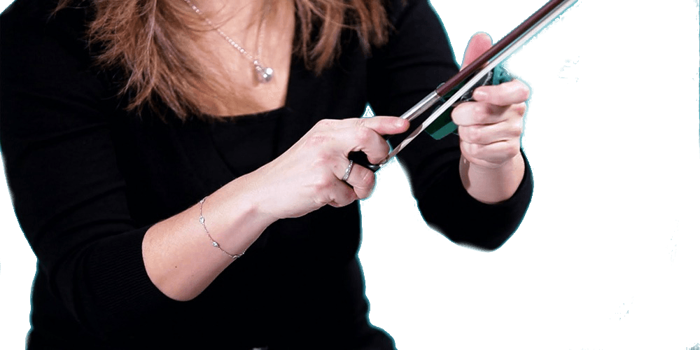 How To Care For Your Best Violin Bow - Girl (1000x500), Png Download
