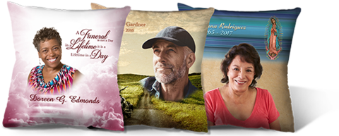 Funeral Keepsake Pillows - Cremation (479x282), Png Download