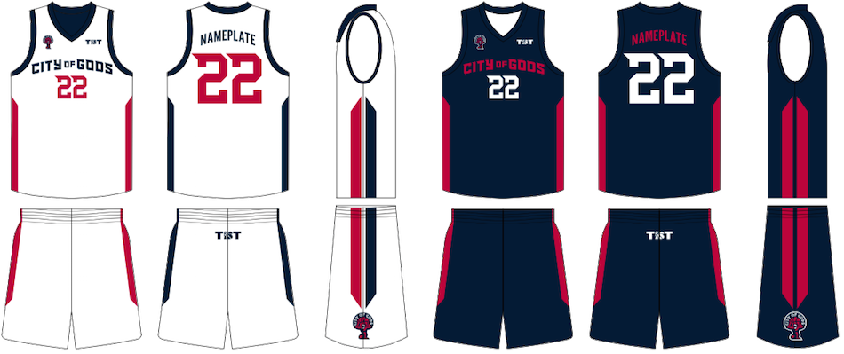 Download Team City Of Gods Uniforms T Shirt Unveiled Basketball Team T Shirt Full Size Png Image Pngkit