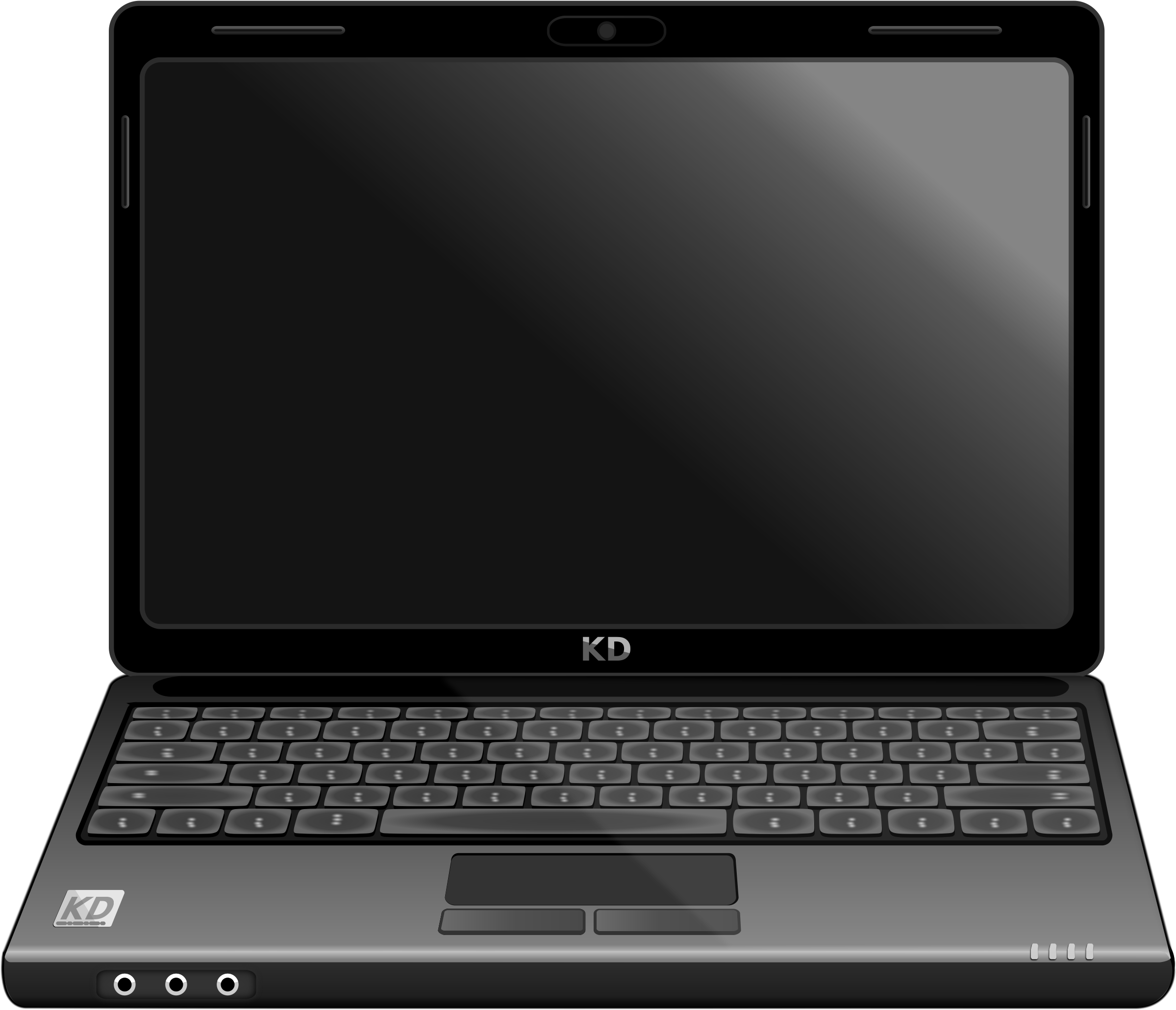 Notebook Clipart Png - Fathers Day Card Computer (2400x2400), Png Download