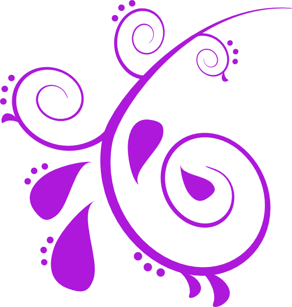 Scroll Clipart Curve Design - Design Black And White Butterfly (570x599), Png Download
