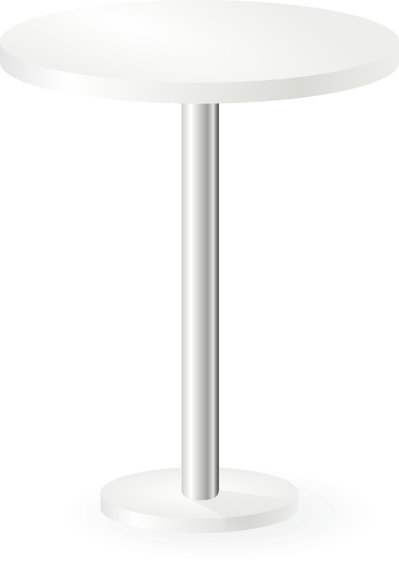 Medium Image - White Table Png Hd (570x800), Png Download