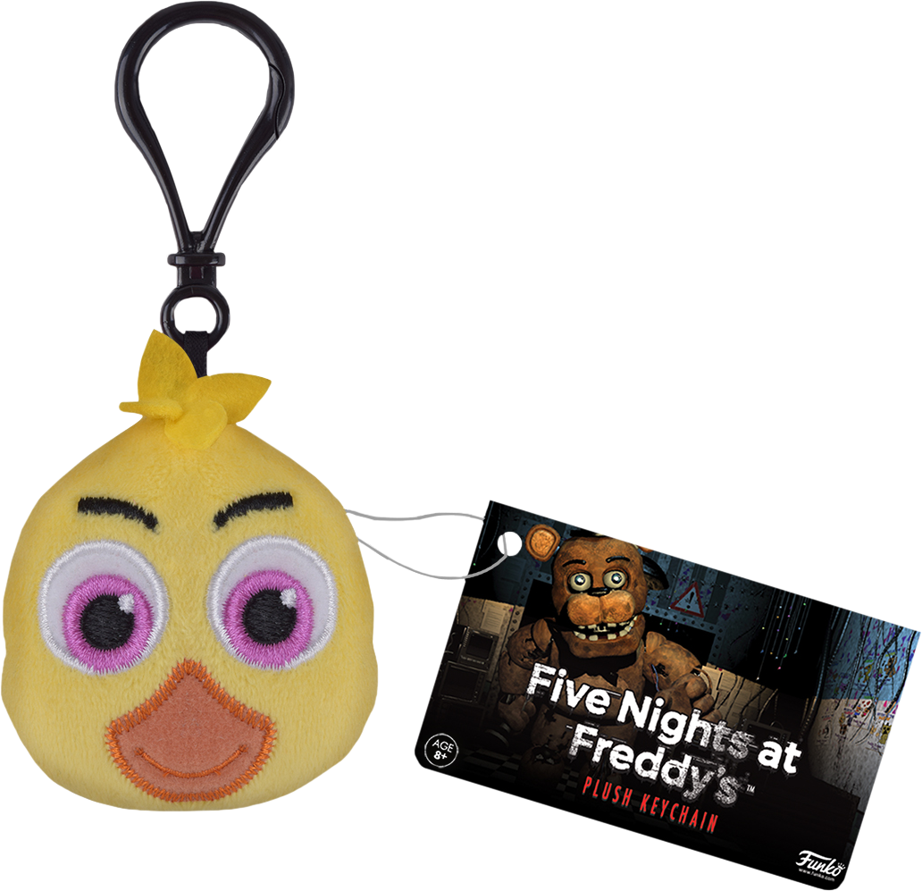 Chica Plush Keychain - Five Nights At Freddy's - Chica Plush Keychain (1032x997), Png Download