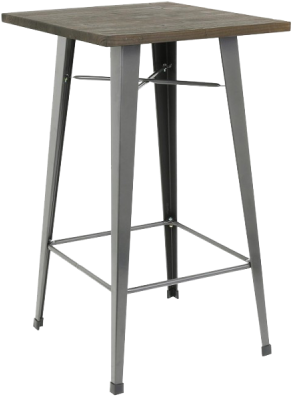 Bar Table - Tolix High Table (400x400), Png Download
