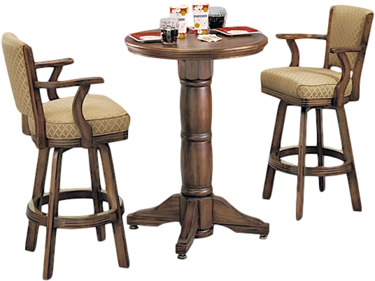 Del Mar Pub Table - Darafeev Del Mar Oak Pub Table (40 (550x438), Png Download