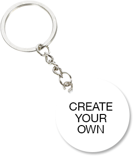 Create Your Own Round Key Chain - Key Chain (284x426), Png Download