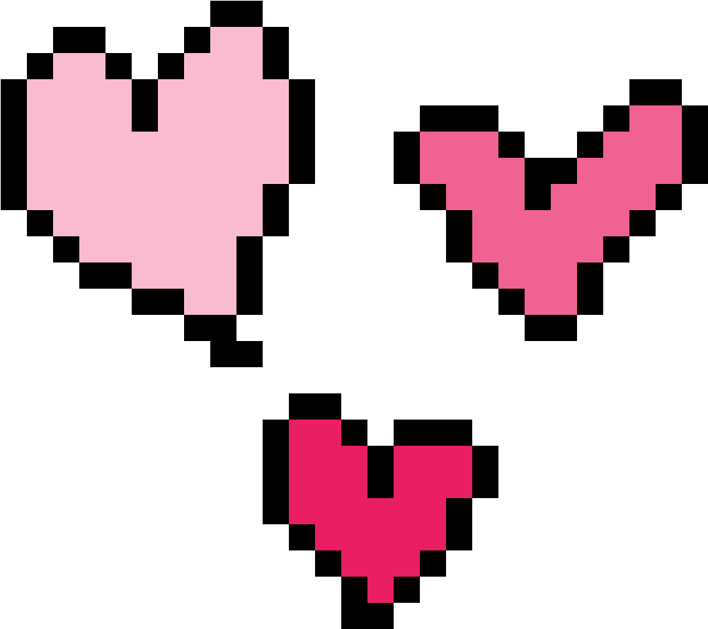 Pixel Hearts - Pewdiepie Pixel Art (1184x1184), Png Download