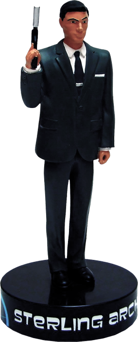 Sterling Archer Shakems Statue - Archer Sterling Archer Talking Premium Motion Statue (284x700), Png Download