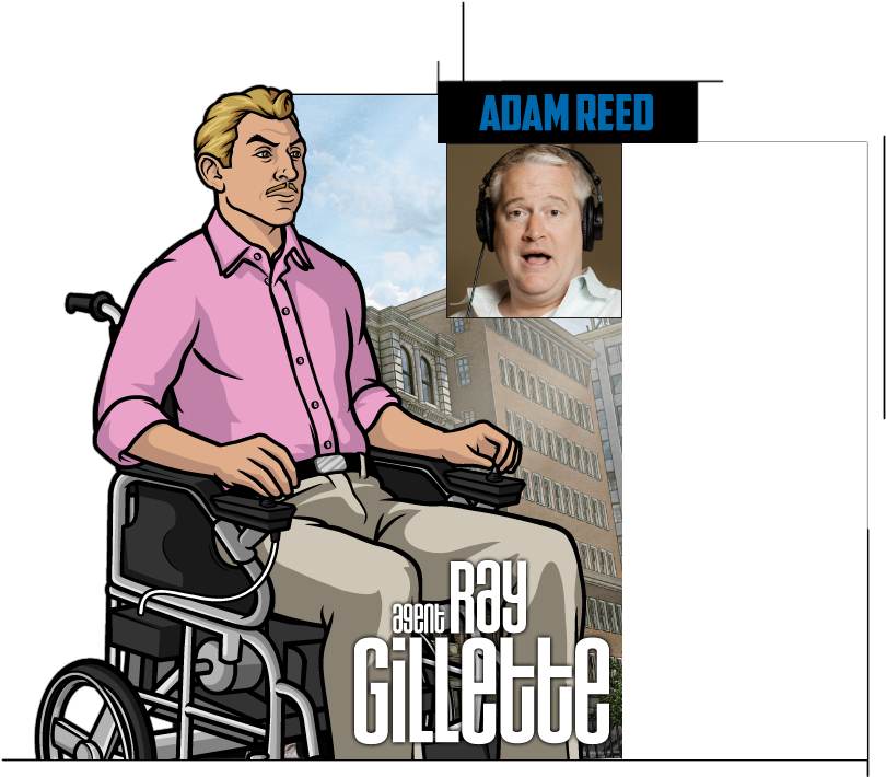 Archer - S4 - Ot - Of Babou, Therapy Cranes, Whorediots - Gillette Archer Voice Actor (845x712), Png Download