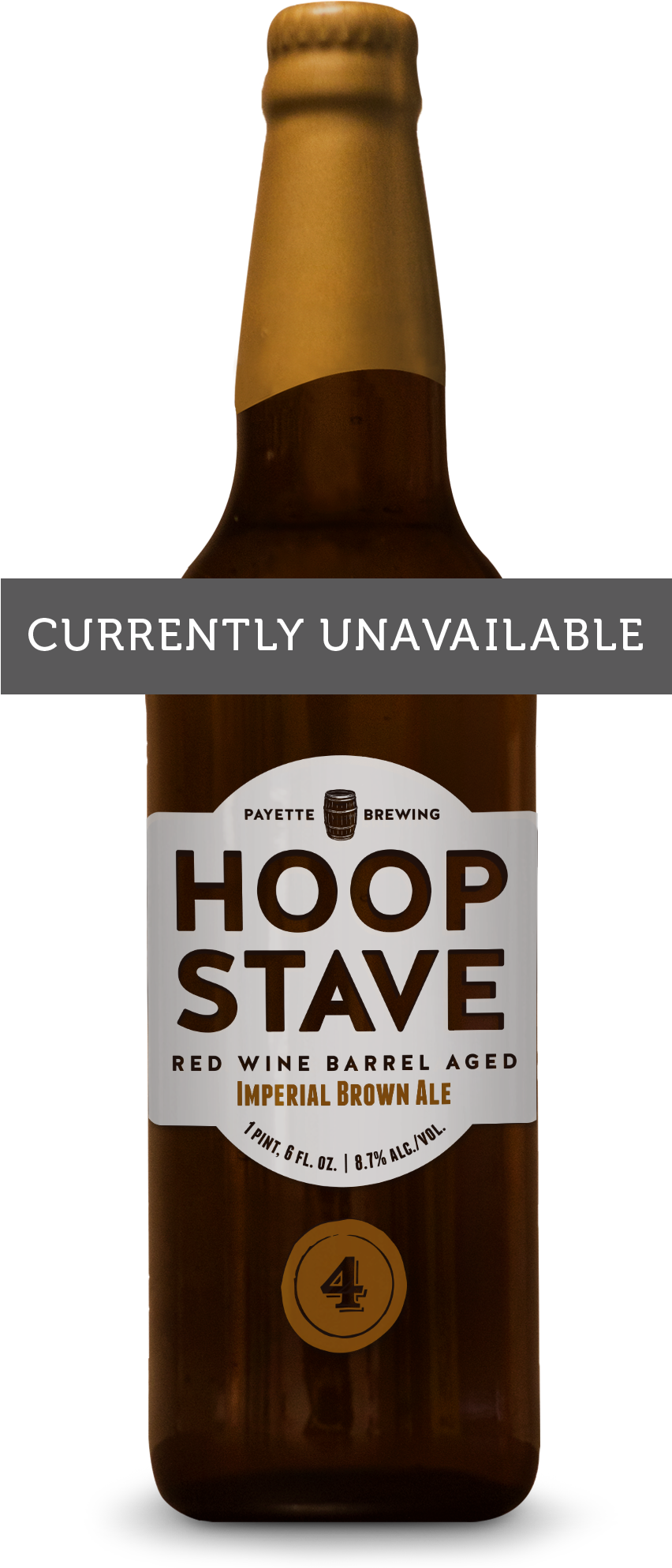 Payettebrewing Hoop&stave No4 Unavailable - Portable Network Graphics (1000x2000), Png Download