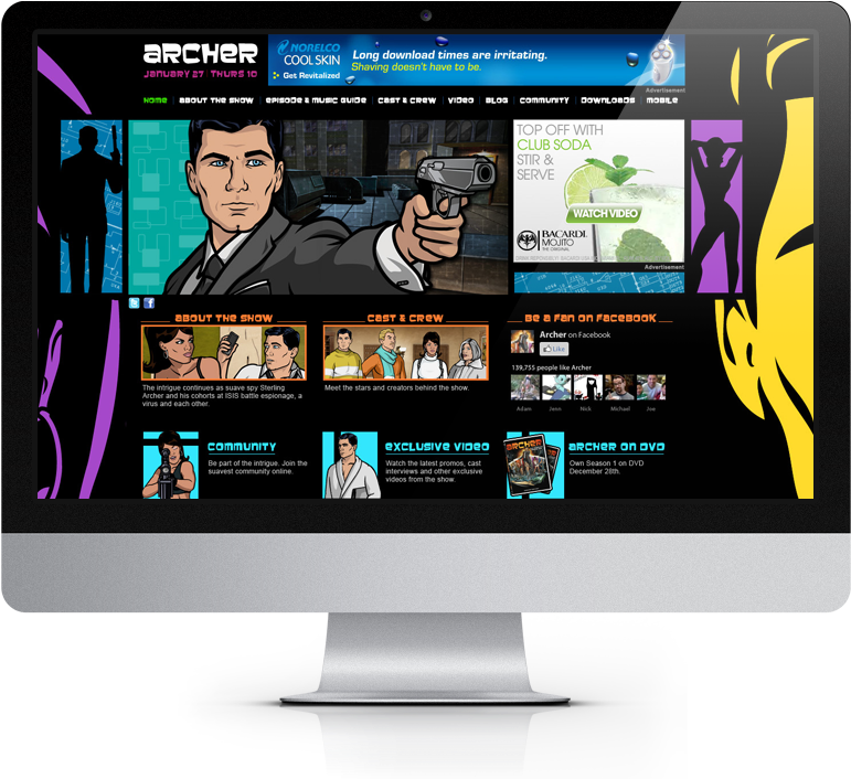 01 Archer - Archer Season 2 (905x769), Png Download
