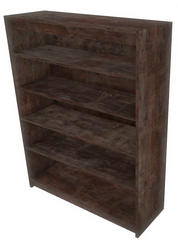Fo4 Tall Bookcase - Bookcase (607x834), Png Download