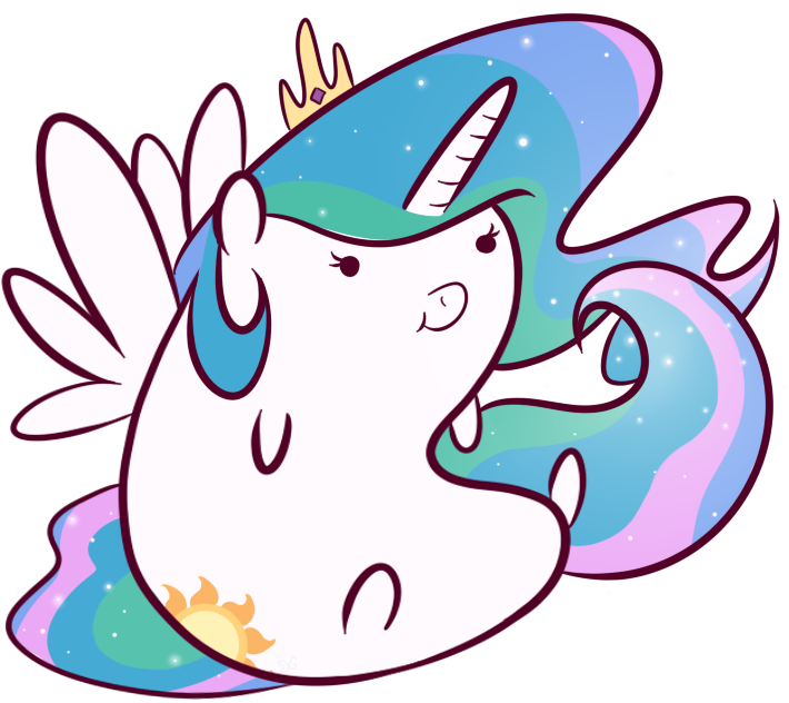 Xchan, Bean Pony, Beans, Cute, Food, Princess Celestia, - Cute Food No Background (718x635), Png Download