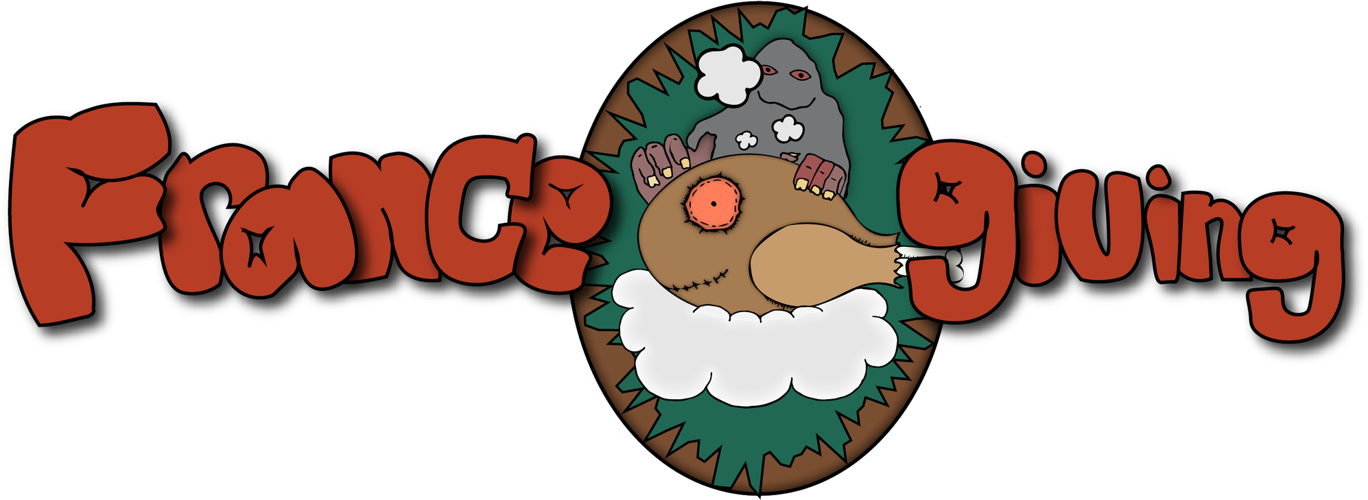 Francegiving American Fables Image Download - Cartoon (2000x728), Png Download