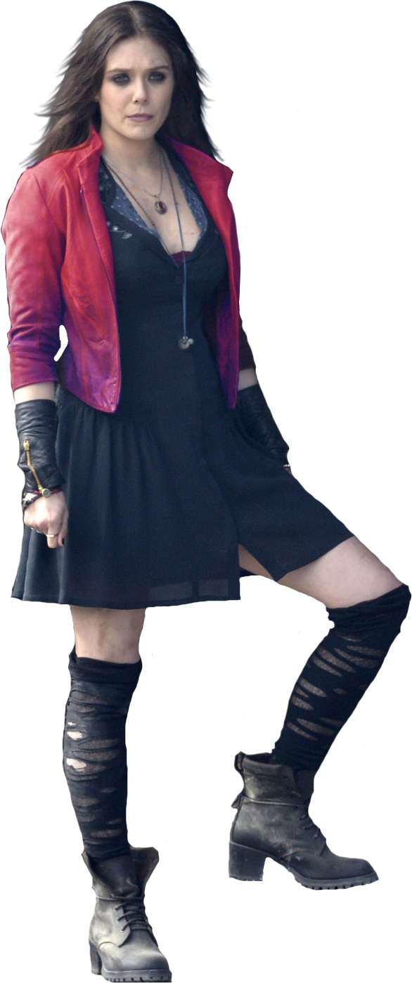 Scarlet Witch Render By Guitar6god - Scarlet Witch Avengers 2 Png (586x1396), Png Download